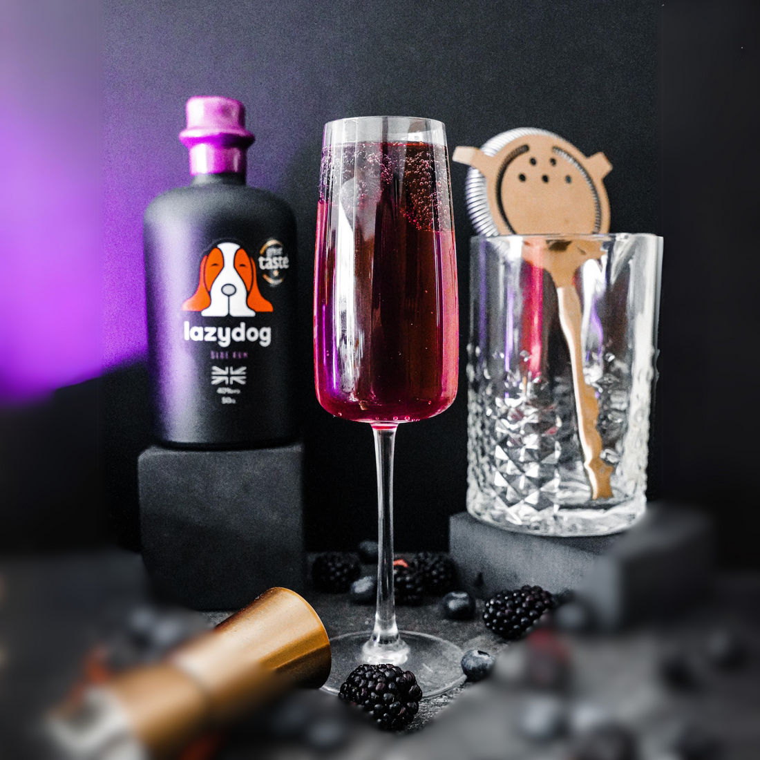 Lazydog Sloe Rum - 70cl 40% ABV