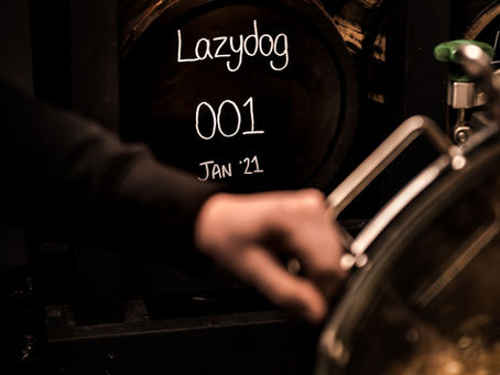 Inside Lazydog Distillery during rum production