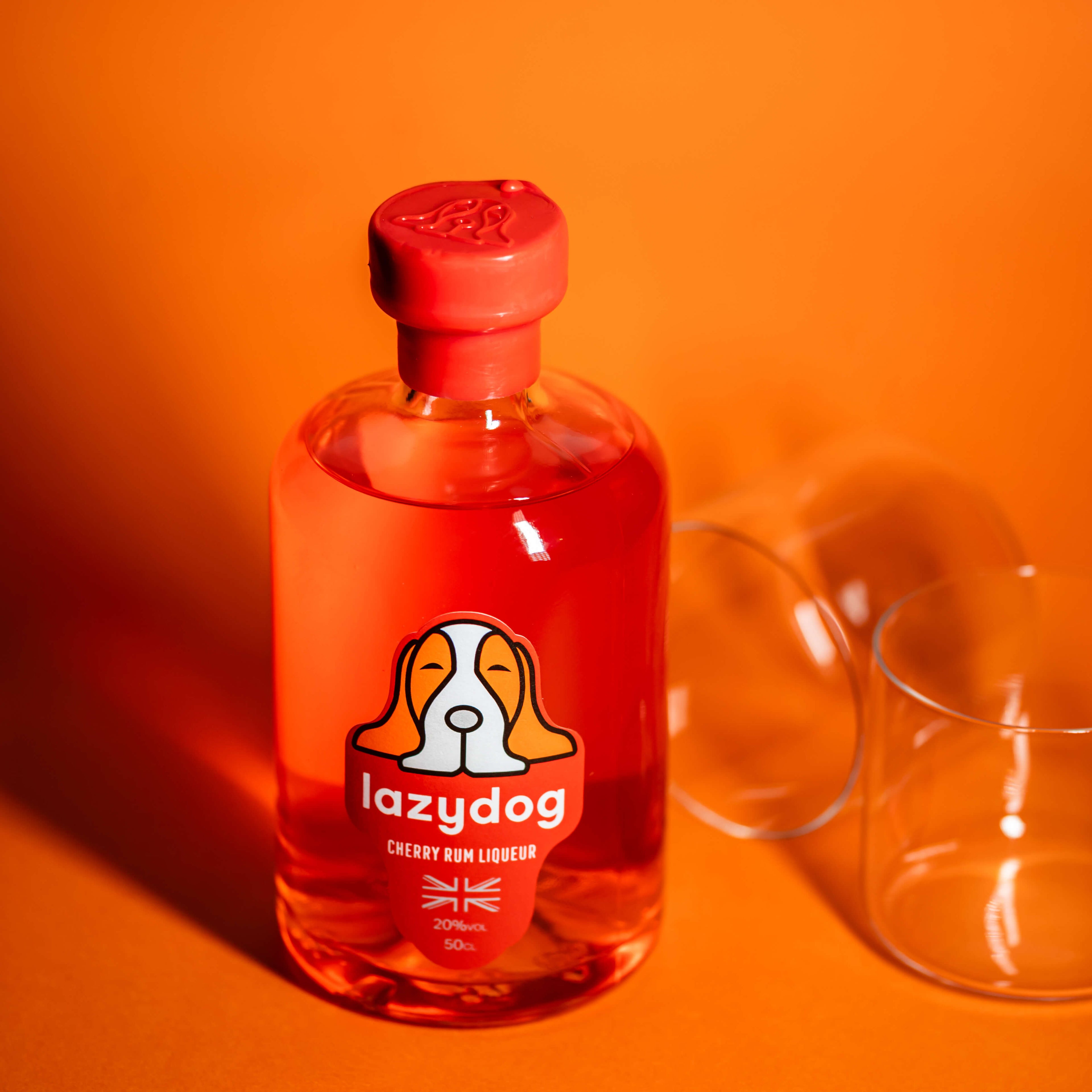 Lazydog Cherry Rum Liqueur 50cl - 20% ABV